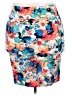 Lularoe Print Orange Casual Skirt Size 24 - 26 - photo 2