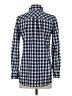 J.Crew Checkered-gingham Blue Long Sleeve Button-Down Shirt Size 0 (petite) - photo 2