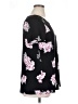 Torrid Black Short Sleeve Blouse Size 1X Plus (1) - photo 4