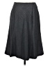 Ann Taylor Chevron-herringbone Gray Wool Skirt Size 4 - photo 2
