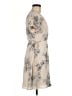 Lush 100% Polyester Print Tan Casual Dress Size M - photo 4