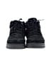 Reebok 100% Leather Solid Black Sneakers Size 9 1/2 - photo 2