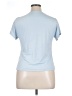 Tahari Blue Short Sleeve Top Size XL - photo 2