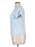 Tahari Blue Short Sleeve Top Size XL - photo 5