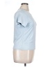 Tahari Blue Short Sleeve Top Size XL - photo 4
