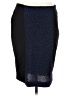 IMAN 100% Polyester Animal Print Blue Casual Skirt Size 6 - photo 1