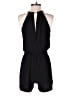 Emma & Michele Solid Black Romper Size S - photo 2