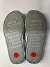 FitFlop Silver Flip Flops Size 10 - photo 5