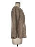 Apostrophe 100% Polyester Brown Long Sleeve Blouse Size M - photo 4