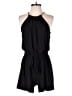 Emma & Michele Solid Black Romper Size S - photo 1