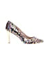 Chinese Laundry Color Block Gold Silver Heels Size 7 1/2 - photo 1