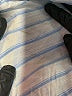 Staccato 100% Rayon Stripes Blue Sleeveless Button-Down Shirt Size L - photo 9