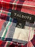 Talbots Plaid Red Long Sleeve Button-Down Shirt Size XL - photo 7