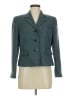 Evan Picone 100% Polyester Tweed Teal Blazer Size 8 (petite) - photo 1