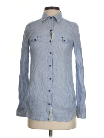 Zara TRF Long Sleeve Button-Down Shirt (view 1)