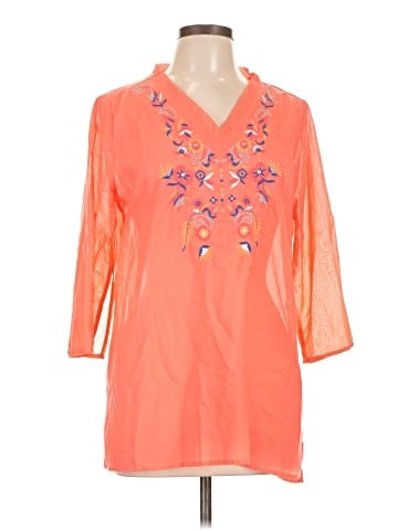 Dana Buchman 3/4 Sleeve Blouse (view 1)