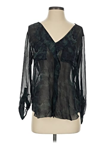 Babaton 3/4 Sleeve Silk Top (view 1)