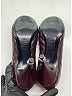 Chanel 100% Leather Argyle Burgundy Heels Size EU 35 - photo 9