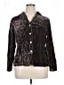 J.Jill 100% Rayon Metallic Brown Jacket Size 16 - photo 1