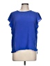 Daniel Rainn Blue Short Sleeve Blouse Size L - photo 1