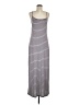 Rewind Stripes Gray Casual Dress Size M - photo 1
