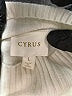 Cyrus Ivory Turtleneck Sweater Size L - photo 7