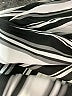 Unbranded 100% Polyester Stripes Silver 3/4 Sleeve Blouse Size XL (estimated) - photo 7