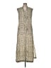 Bar III Animal Print Snake Print Brown Silver Cocktail Dress Size M - photo 1