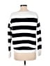Lauren by Ralph Lauren 100% Cotton Stripes White Pullover Sweater Size M - photo 2