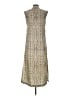 Bar III Animal Print Snake Print Brown Silver Cocktail Dress Size M - photo 2