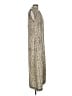 Bar III Animal Print Snake Print Brown Silver Cocktail Dress Size M - photo 4
