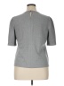 Ann Taylor Gray Short Sleeve Top Size XL - photo 2