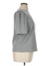 Ann Taylor Gray Short Sleeve Top Size XL - photo 4