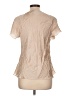 Willi Smith 100% Polyester Tan Short Sleeve Blouse Size L - photo 2