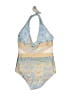 Sinesia Karol Print Blue One Piece Swimsuit Size S - photo 2
