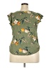 Old Navy 100% Rayon Green Sleeveless Blouse Size XL - photo 2