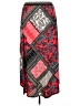 Laundry by Shelli Segal Paisley Red Casual Skirt Size XL - photo 2