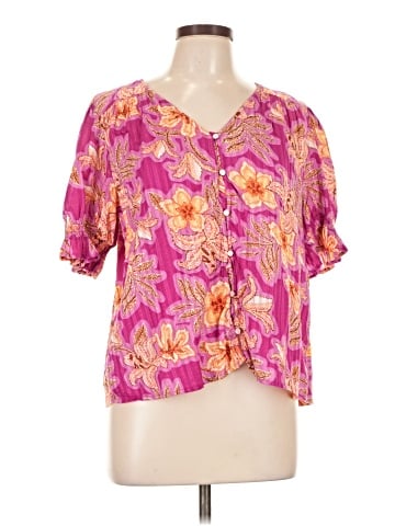 Ann Taylor LOFT Short Sleeve Blouse (view 1)