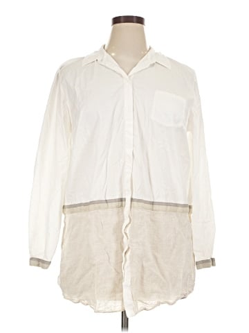Lafayette 148 New York Long Sleeve Blouse (view 1)
