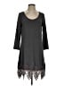 MONORENO 100% Rayon Gray Casual Dress Size S - photo 1