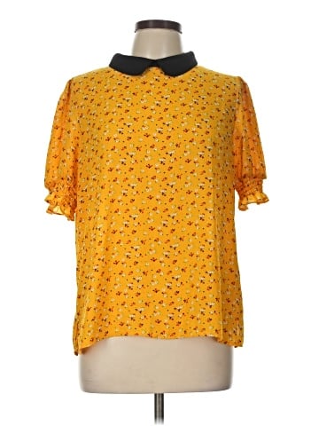 Adrianna Papell Short Sleeve Blouse (view 1)