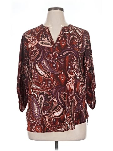 Maurices 3/4 Sleeve Blouse (view 1)