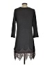 MONORENO 100% Rayon Gray Casual Dress Size S - photo 2