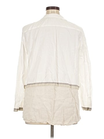 Lafayette 148 New York Long Sleeve Blouse (view 2)