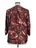 Maurices 100% Polyester Paisley Burgundy 3/4 Sleeve Blouse Size XL - photo 2
