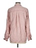 Express 100% Lyocell Pink Long Sleeve Button-Down Shirt Size M - photo 2