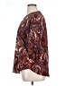 Maurices 100% Polyester Paisley Burgundy 3/4 Sleeve Blouse Size XL - photo 5