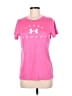 Under Armour 100% Polyester Pink Active T-Shirt Size M - photo 1