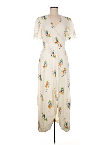 Madewell Ruffle-Sleeve Maxi Dress in Classic Corsage (view 1)