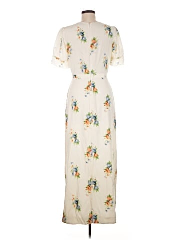 Madewell Ruffle-Sleeve Maxi Dress in Classic Corsage (view 2)